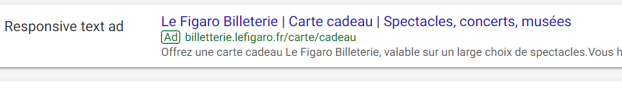 publicité google