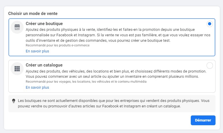 gestionnaire de ventes facebook ads