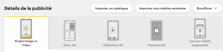 formats publicités snapchat