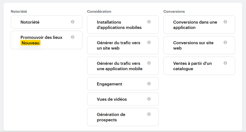 objectifs de campagnes snapchat