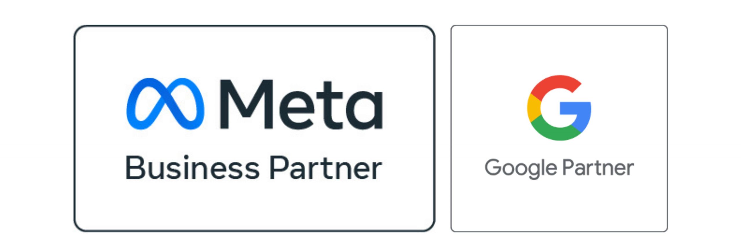 logos partenaires google meta