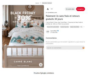 pinterest ads e-commerce